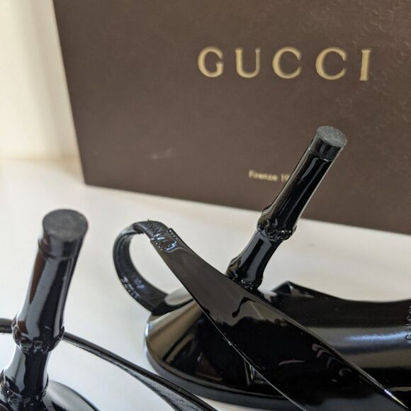 Gucci Vernice Crystal Sandal - Picture 6 of 12